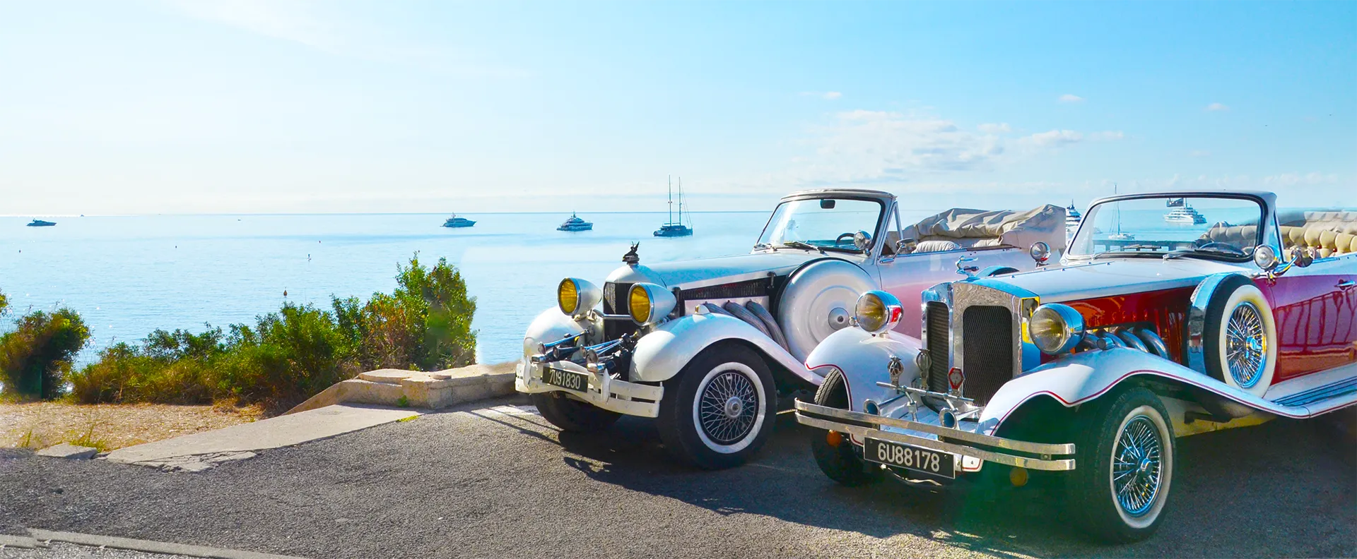 Location voiture ancienne Charité Monaco, Nice, Côte d'Azur - Retro Auto Style